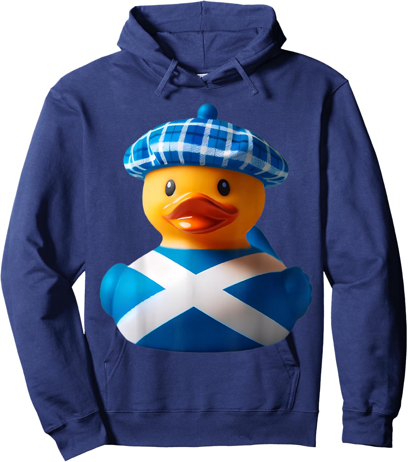 Scottish Pride Scotland Flag Rubber Duck Ducky Duckie Hoodie - Hoodie | Navy