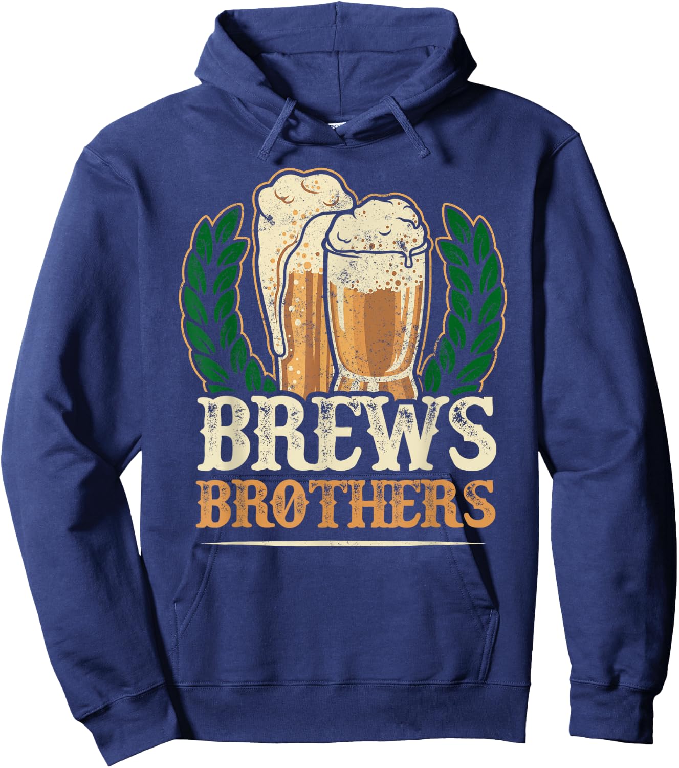 Home Brewer Beer Brews Brothers Hoodie - Hoodie | Navy