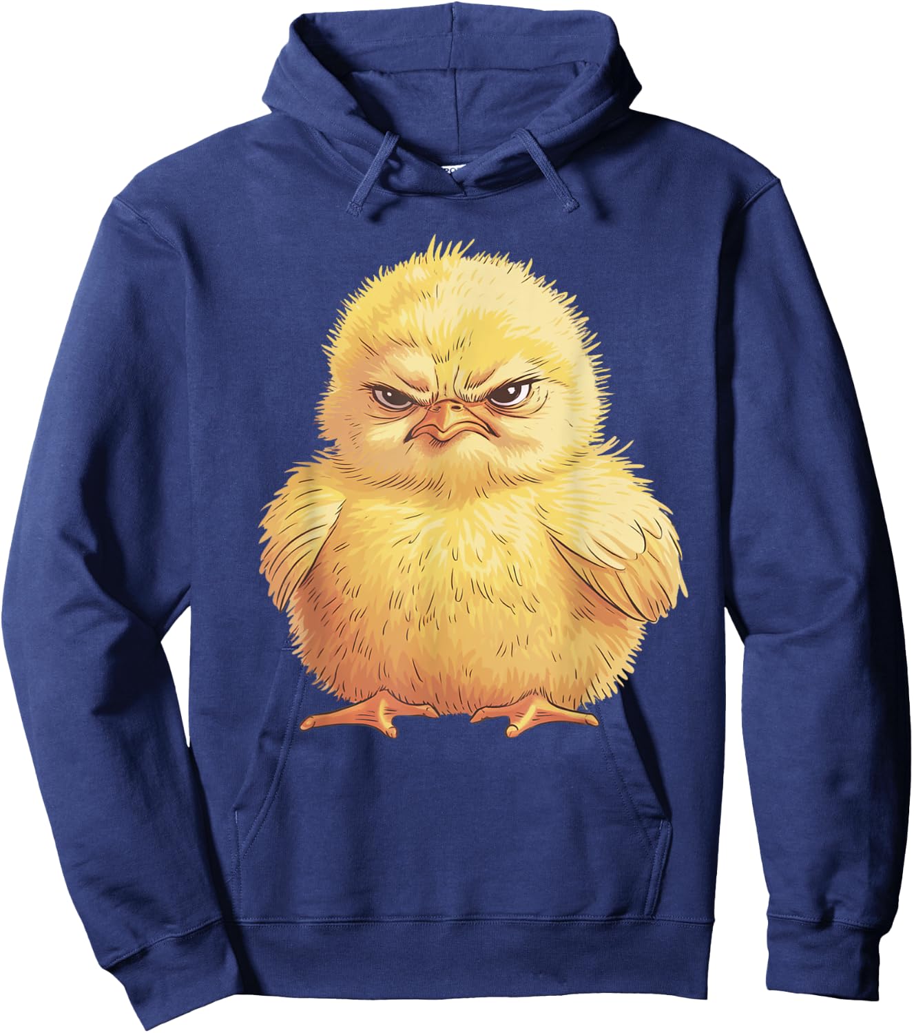 Funny Grumpy Chicken Chick Bird Animal Lover Gift Men Women Hoodie - Hoodie | Navy