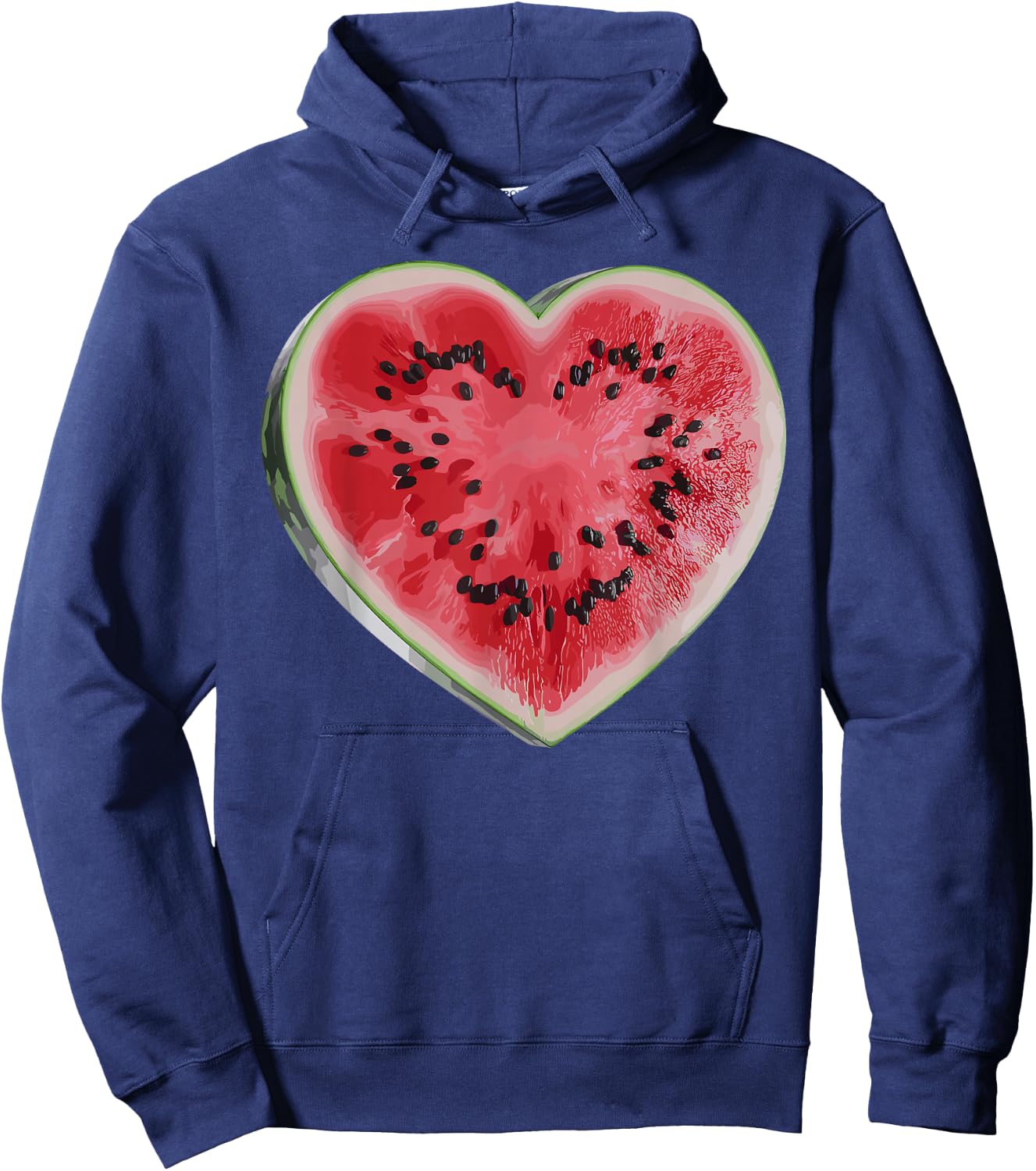 Cool Watermelon Graphic Women Fruit Watermelon Lover Hoodie - Hoodie | Navy