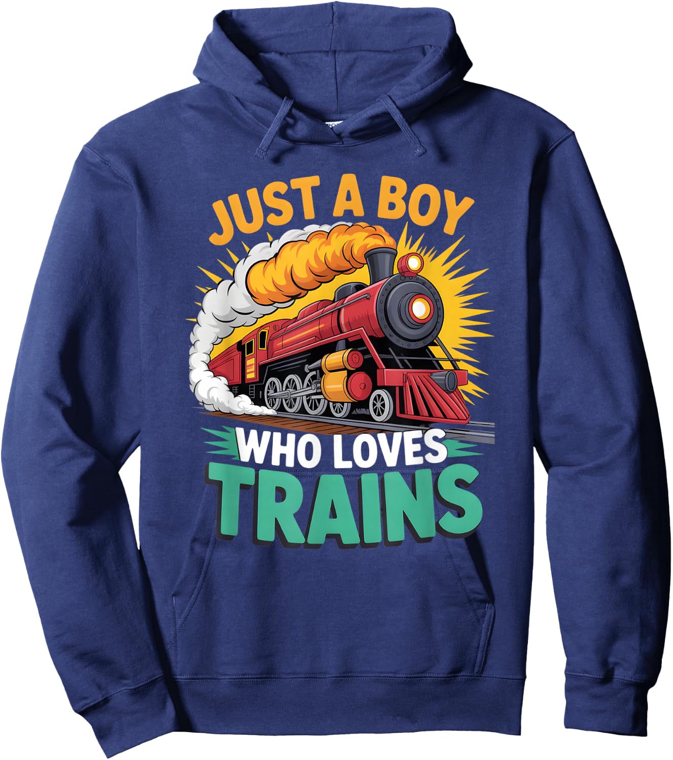 Boys Train Hoodie - Hoodie | Navy