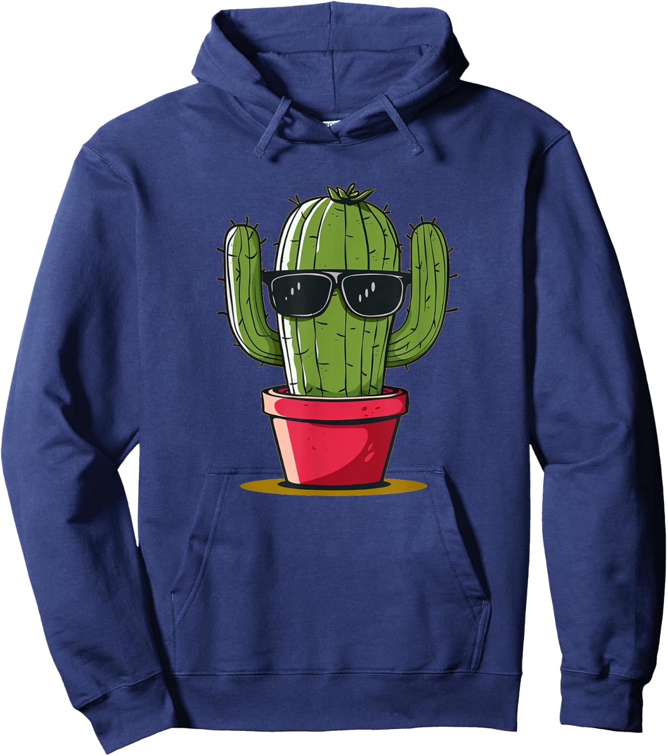 Stunning Cactus Sunglasses Hoodie - Hoodie | Navy