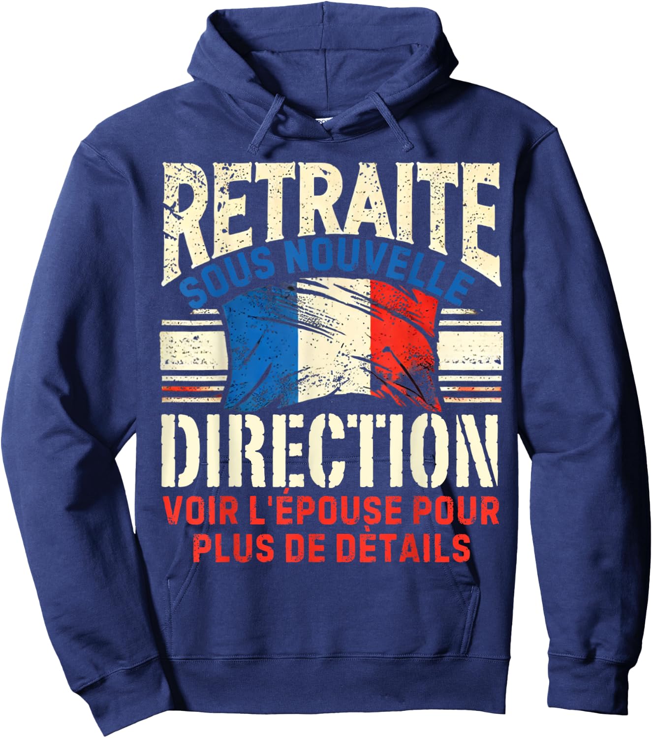 Retirement 2025 Man Retired 2025 , Black, S Hoodie - Hoodie | Navy