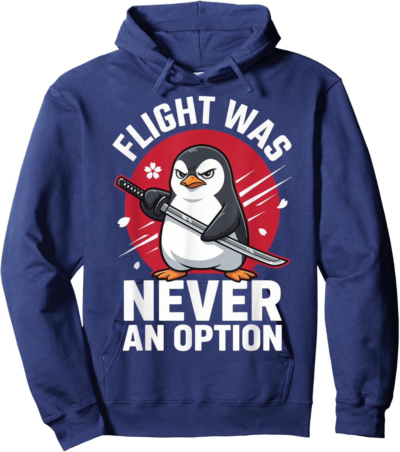 Flight was Never an Option Hoodie - Hoodie | Navy