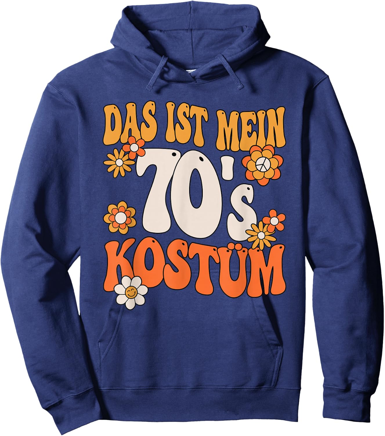 Das Ist Mein 70er Kostüm 70s 70s Motto Party Outfit , black Hoodie - Hoodie | Navy