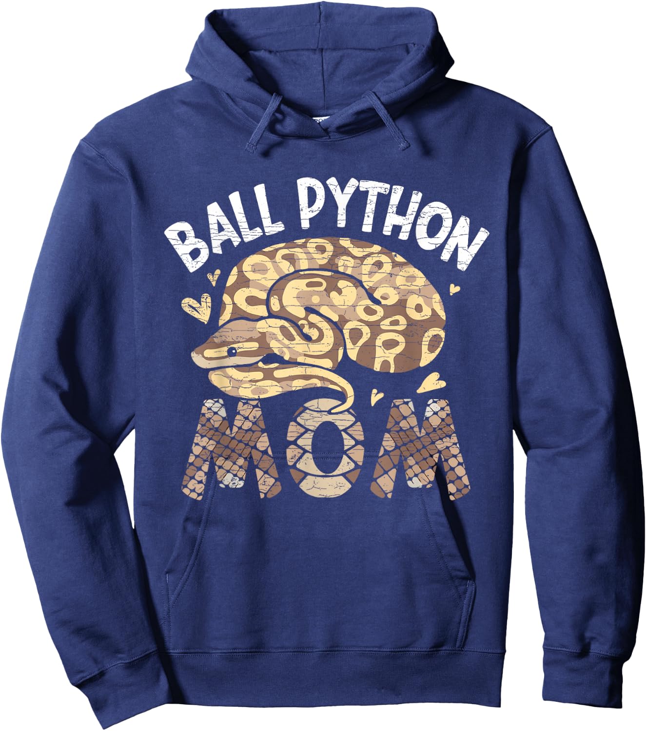 Ball Python Mom Hoodie - Hoodie | Navy