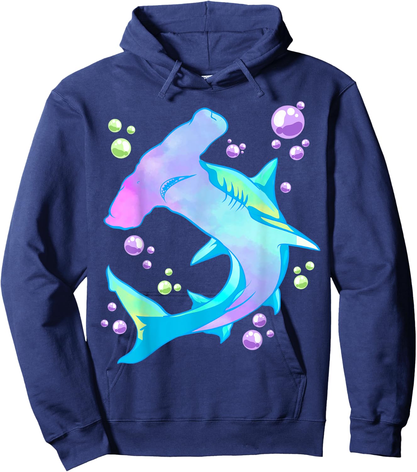 Hammerhead Shark Marine Life Gift Girls and Women Hoodie - Hoodie | Navy
