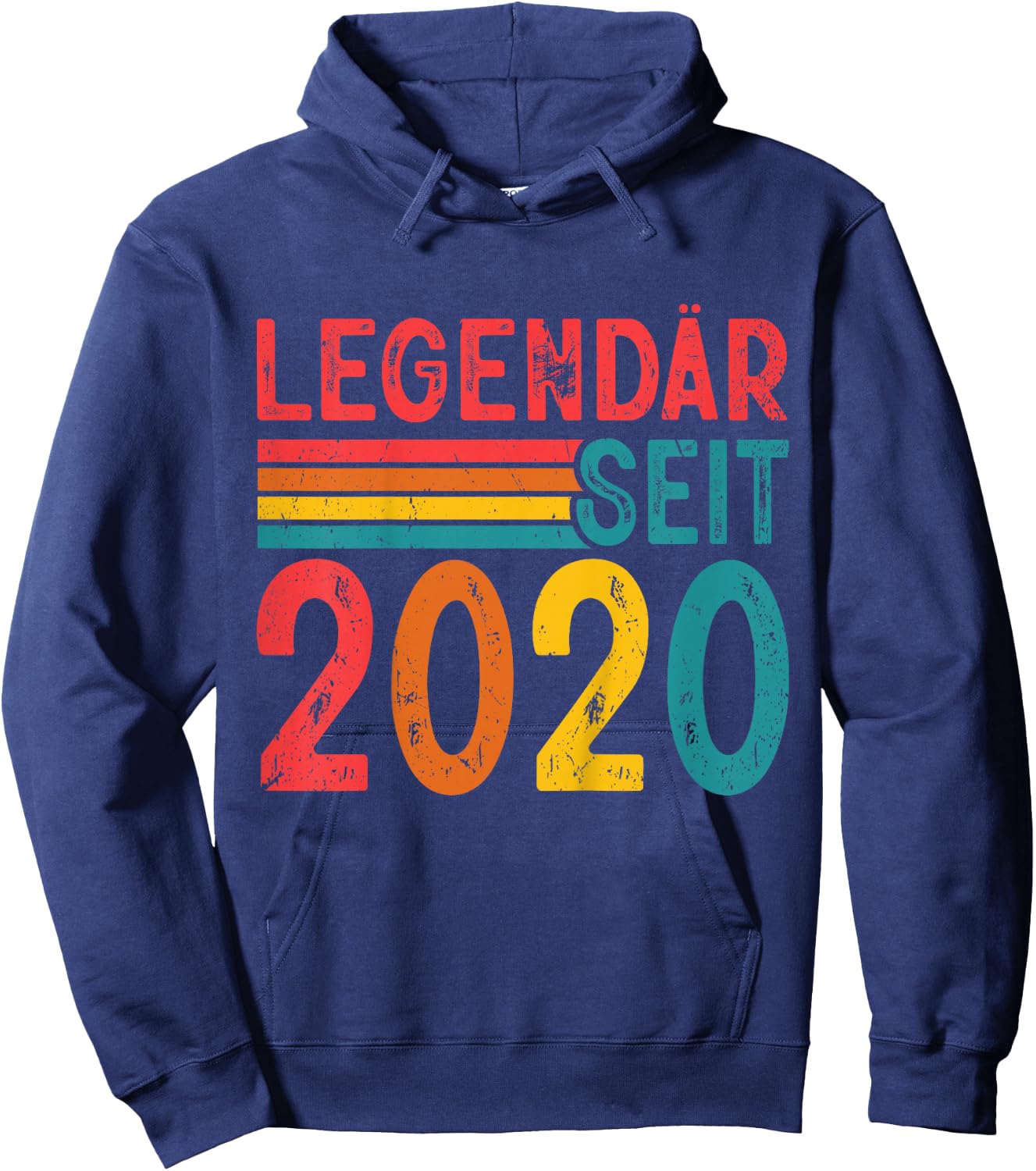 Kinder Legendär Seit 2020 Retro Jungs Mädchen 6. Geburtstagsshirt Hoodie - Hoodie | Navy
