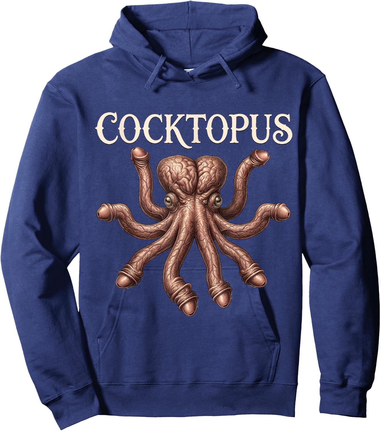 Funny Cocktopus Humorous Men Women Sarcastic Sarcasm Hoodie - Hoodie | Navy