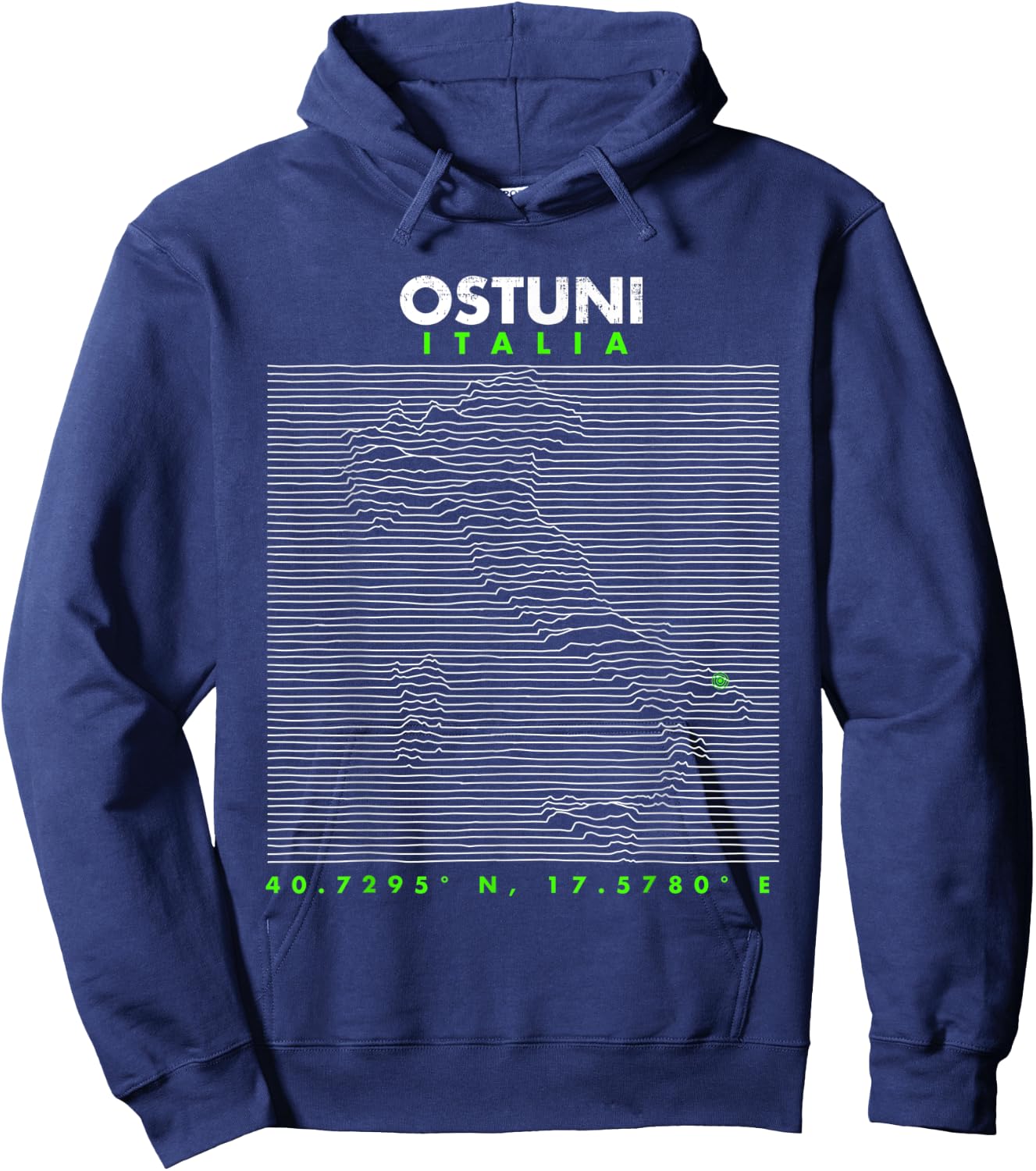 Italy - Ostuni Hoodie - Hoodie | Navy