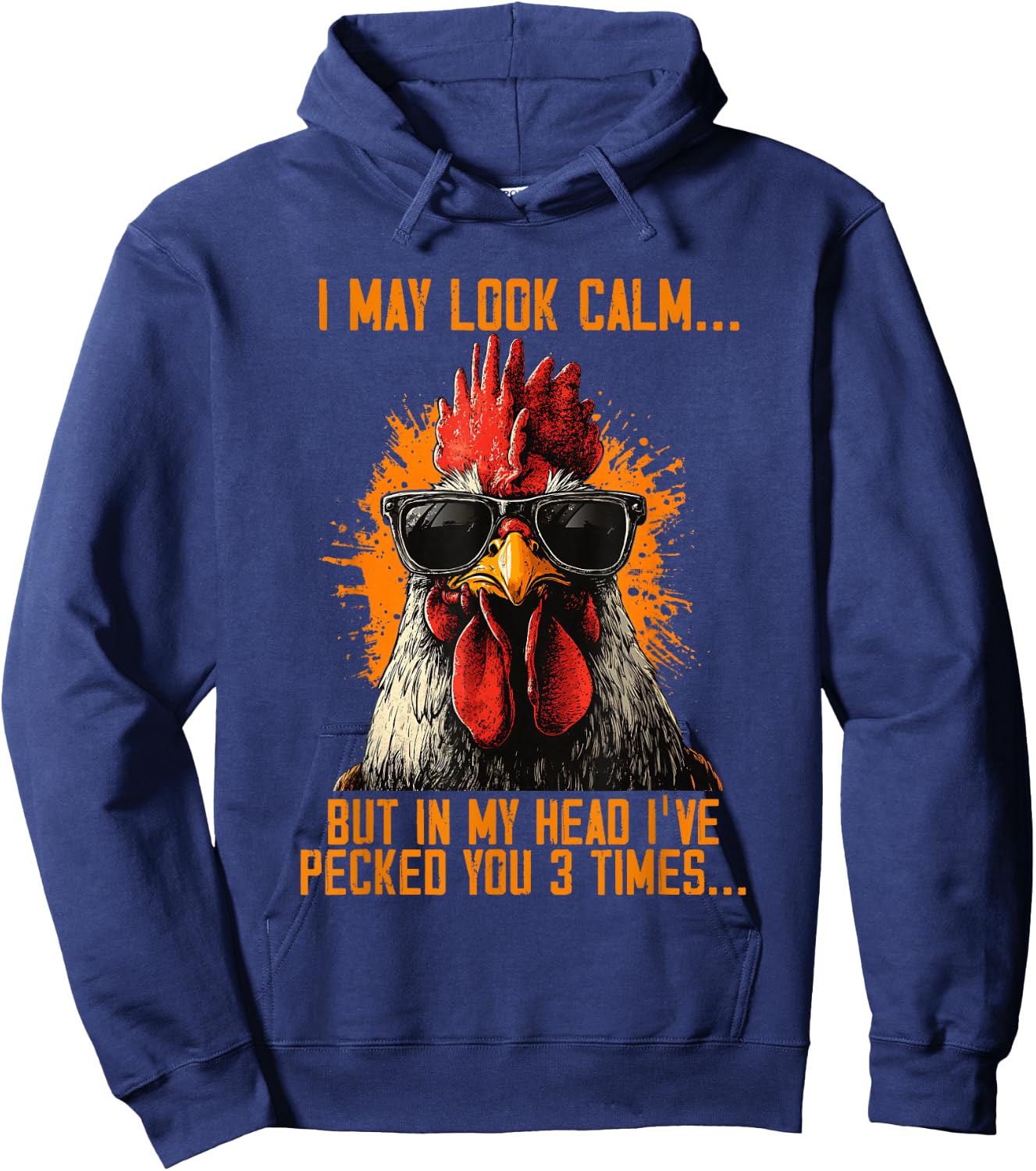 T-Shirt Hoodie - Hoodie | Navy