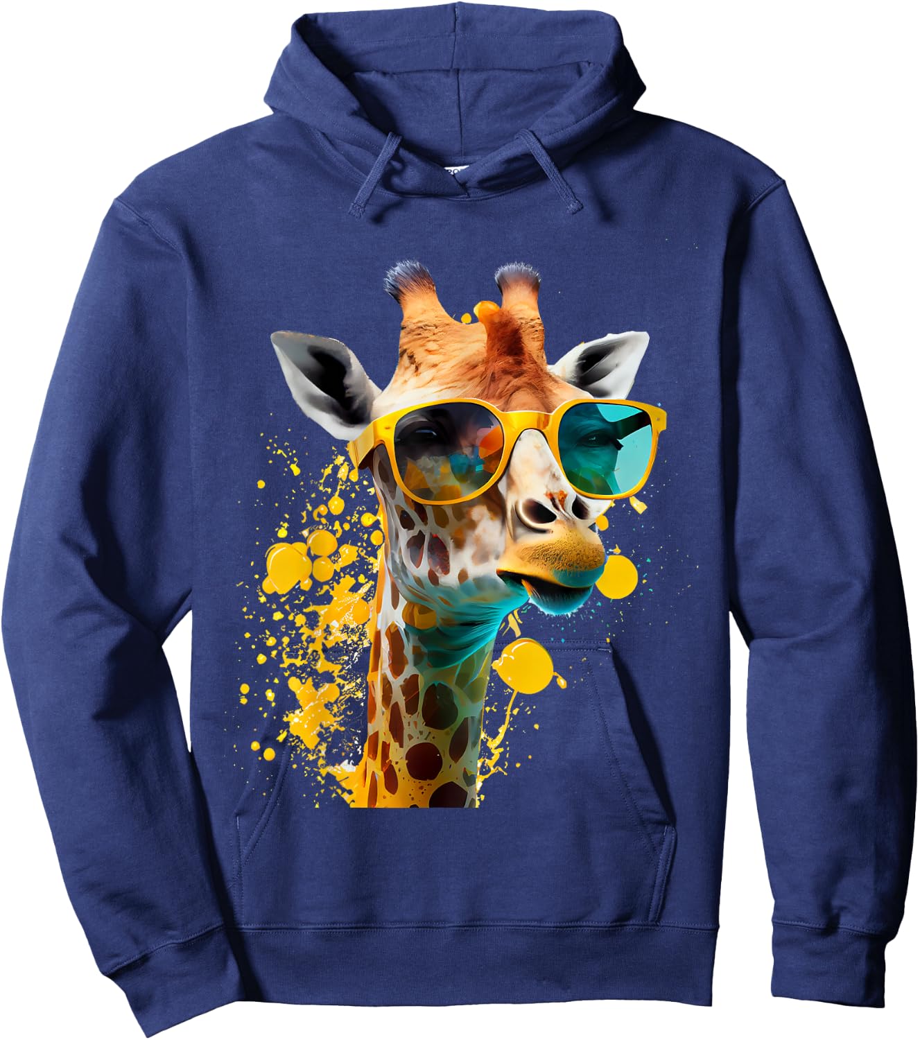 Giraffe Hoodie - Hoodie | Navy