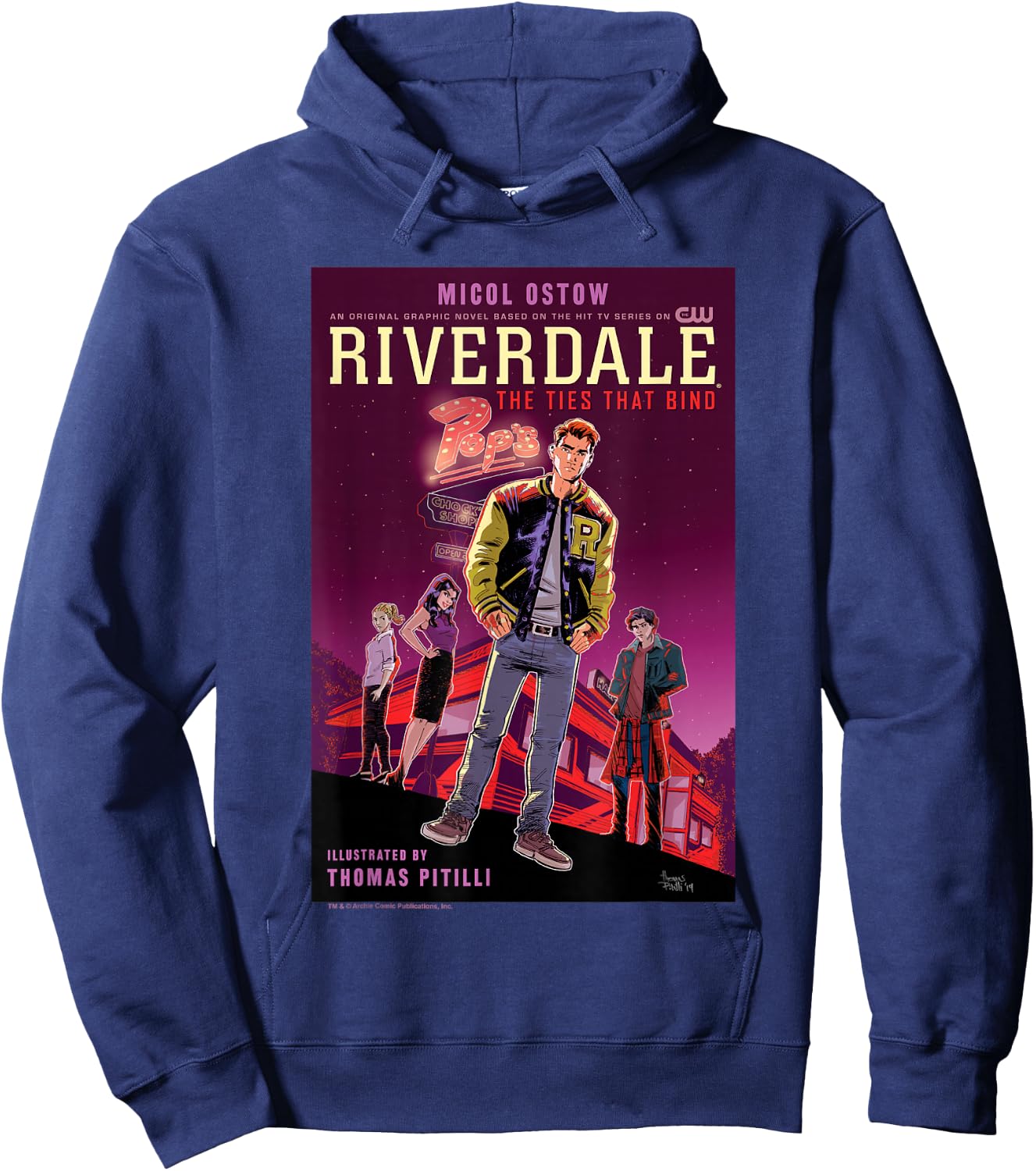 Archie Comics Riverdale The Ties that Bind Halloween Hoodie - Hoodie | Navy