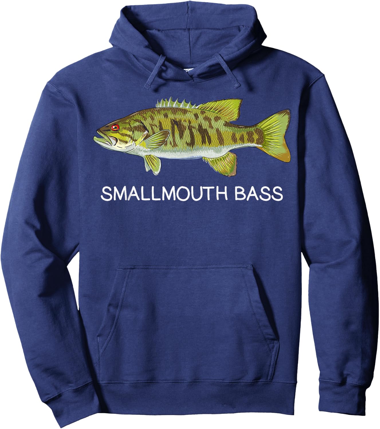 Smallmouth Bass Freshwater Game Fish Hoodie - Hoodie | Navy