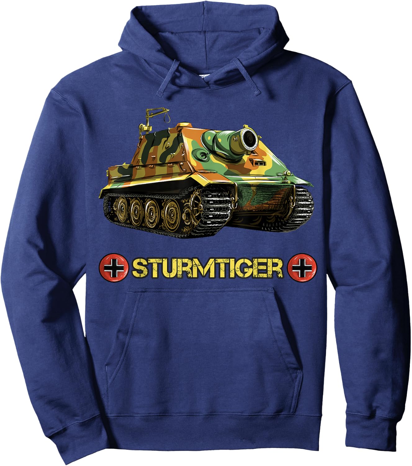 German Tank Storm Tiger from WW2 Hoodie - Hoodie | Navy