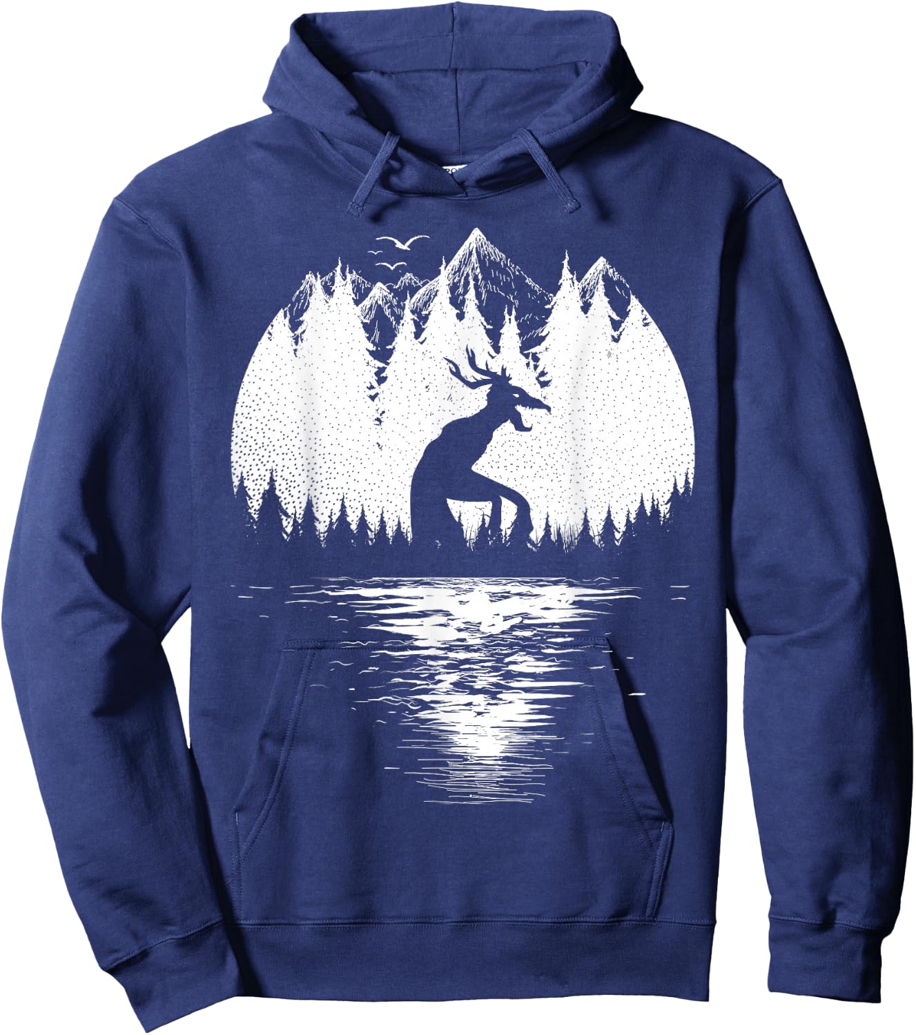 Wendigo Folklore Cryptozoology Women Kids! Cryptid Hoodie - Hoodie | Navy