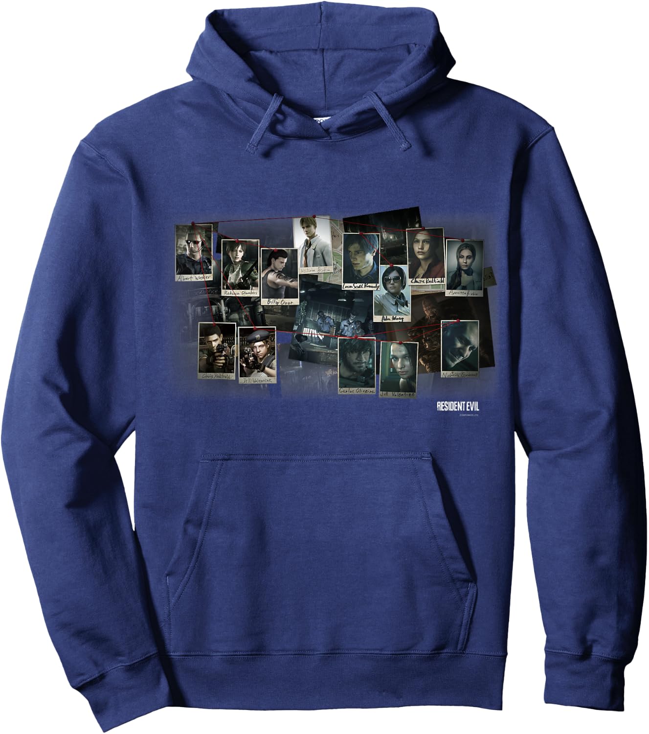 Resident Evil 1,2,3 Hoodie - Hoodie | Navy
