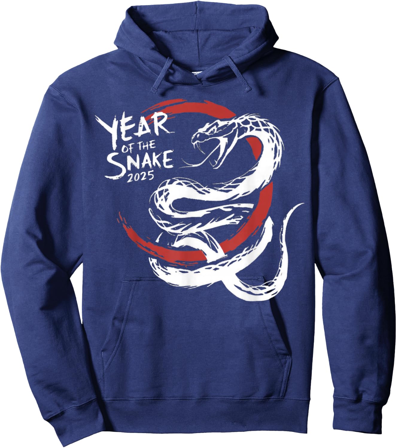 Chinese New Year Zodiac Sign 2025 Year of The Snake Hoodie - Hoodie | Navy