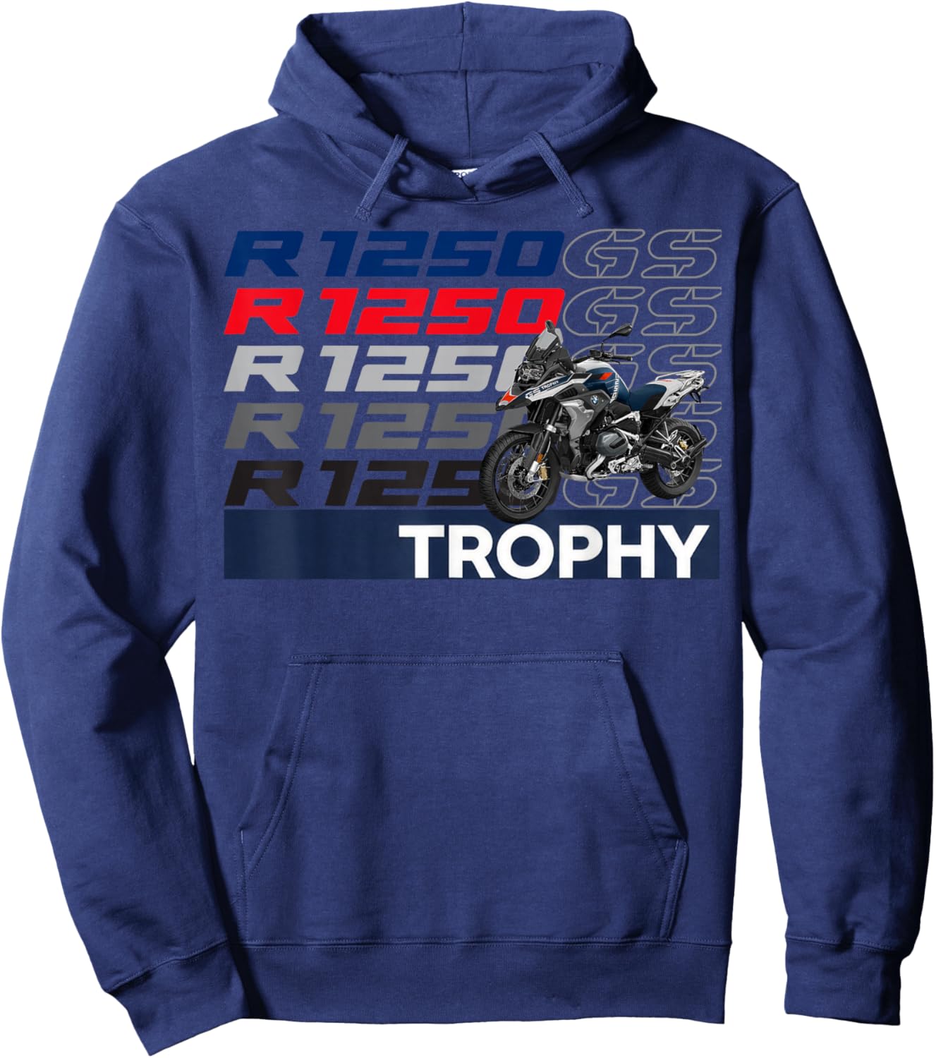 R 1250 GS Adventure Bike Moto Hoodie - Hoodie | Navy