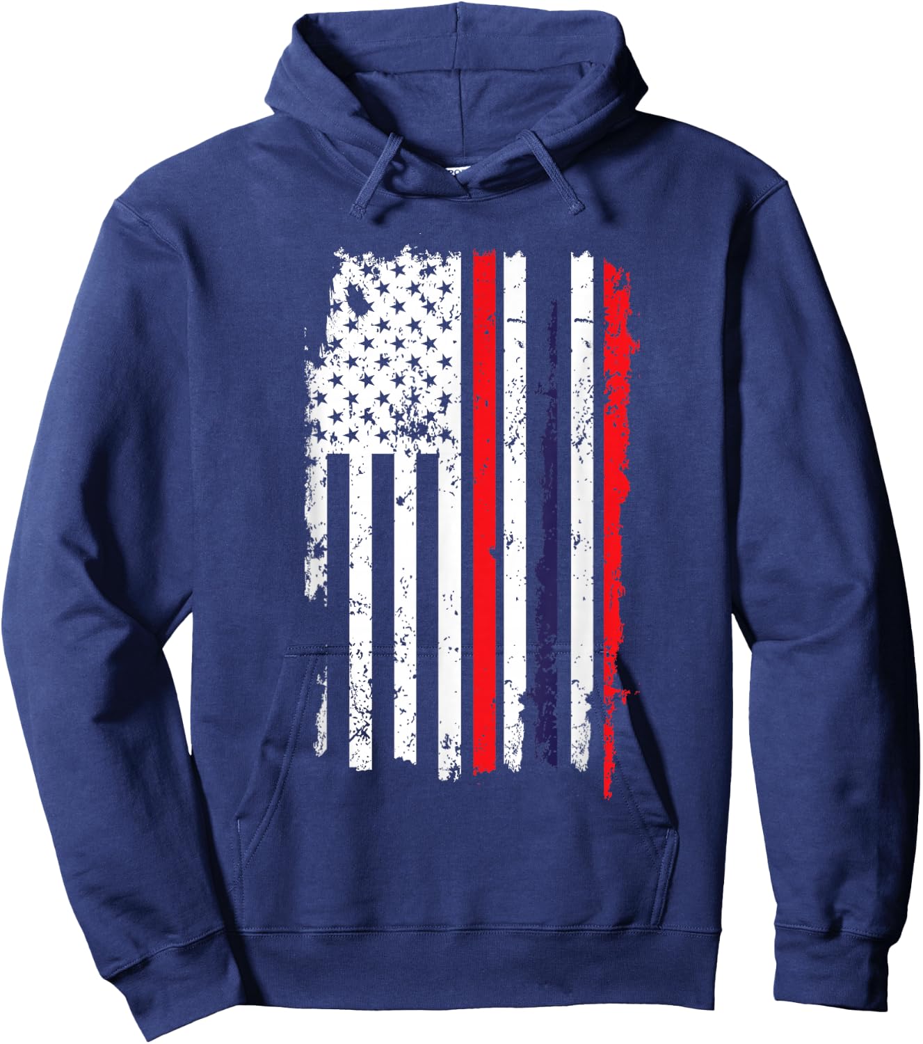 USA US Flag 4th Of July Thin Red Line Thai Flag Thailand Hoodie - Hoodie | Navy