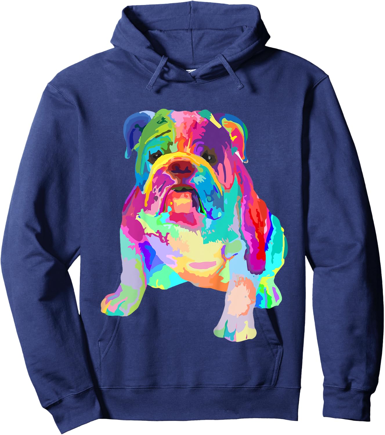 Boys Colorful Cool Girls Shirts English Bulldog Kids Hoodie - Hoodie | Navy