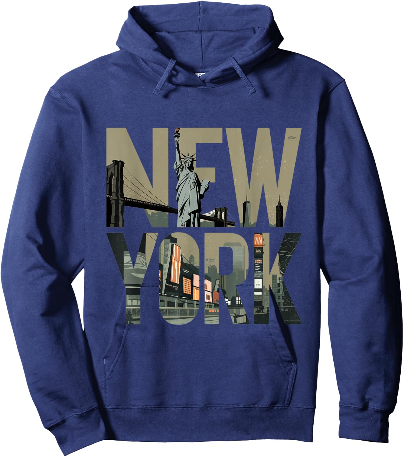 New York Freiheitsstatue Hoodie - Hoodie | Navy
