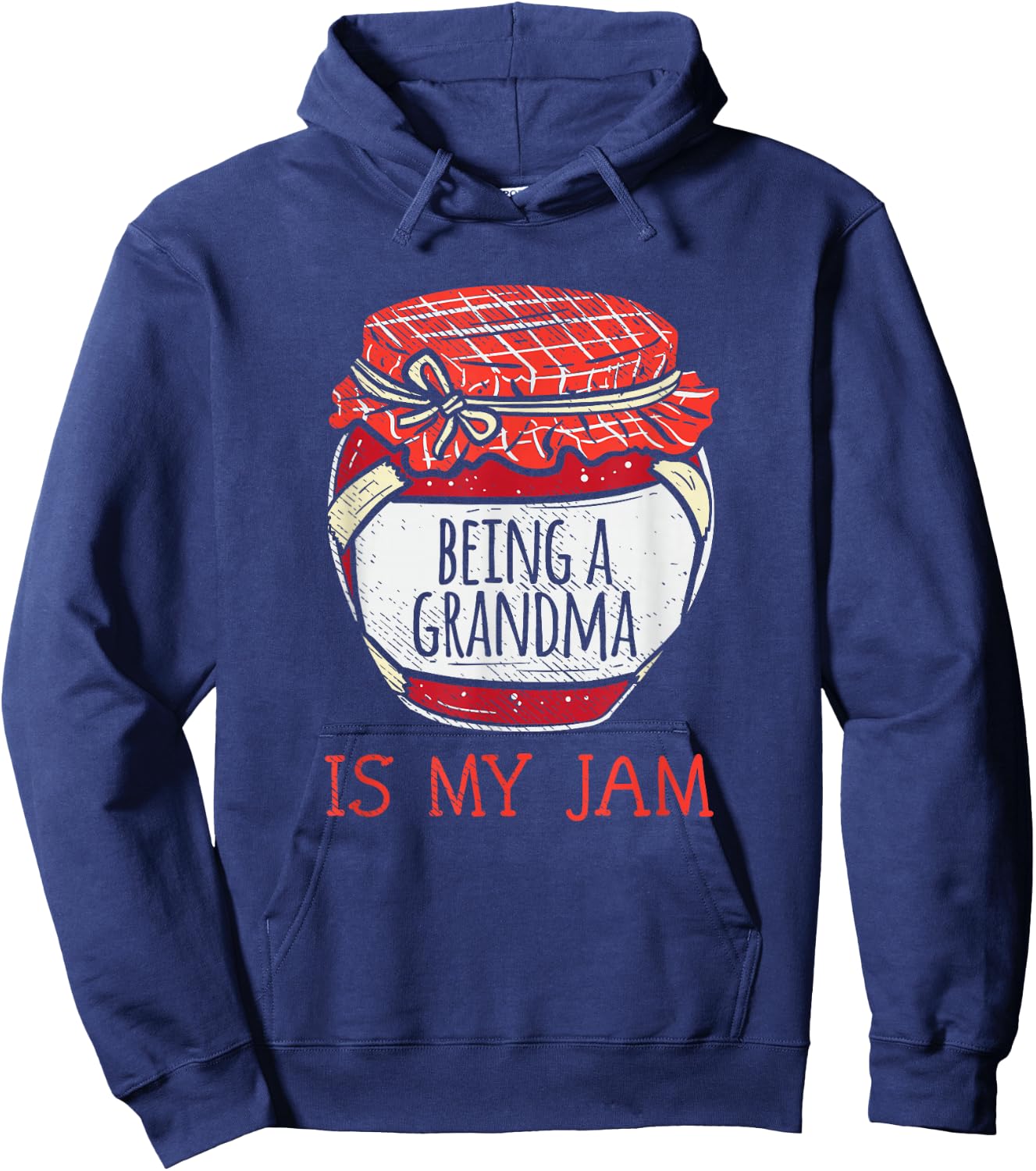 Fun Cute Grandmother Humor | Funny Being A Grandma Small Hoodie - Hoodie | Navy