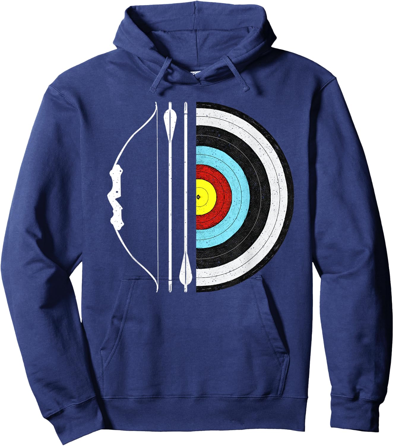 Cool Archery Women Archer Bow Arrow Target Bowman Hoodie - Hoodie | Navy