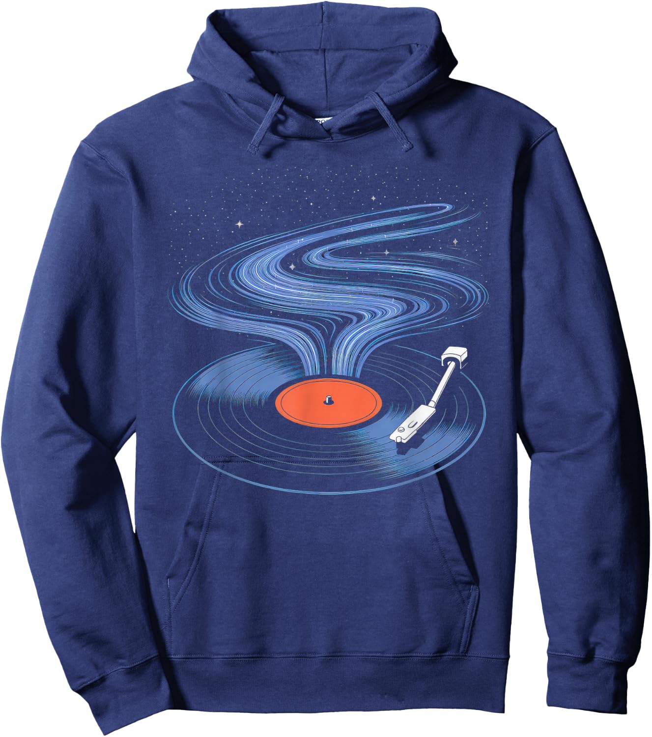 Vinyl Vinyl Switch Turntable Vintage Platinum , Black, S Hoodie - Hoodie | Navy
