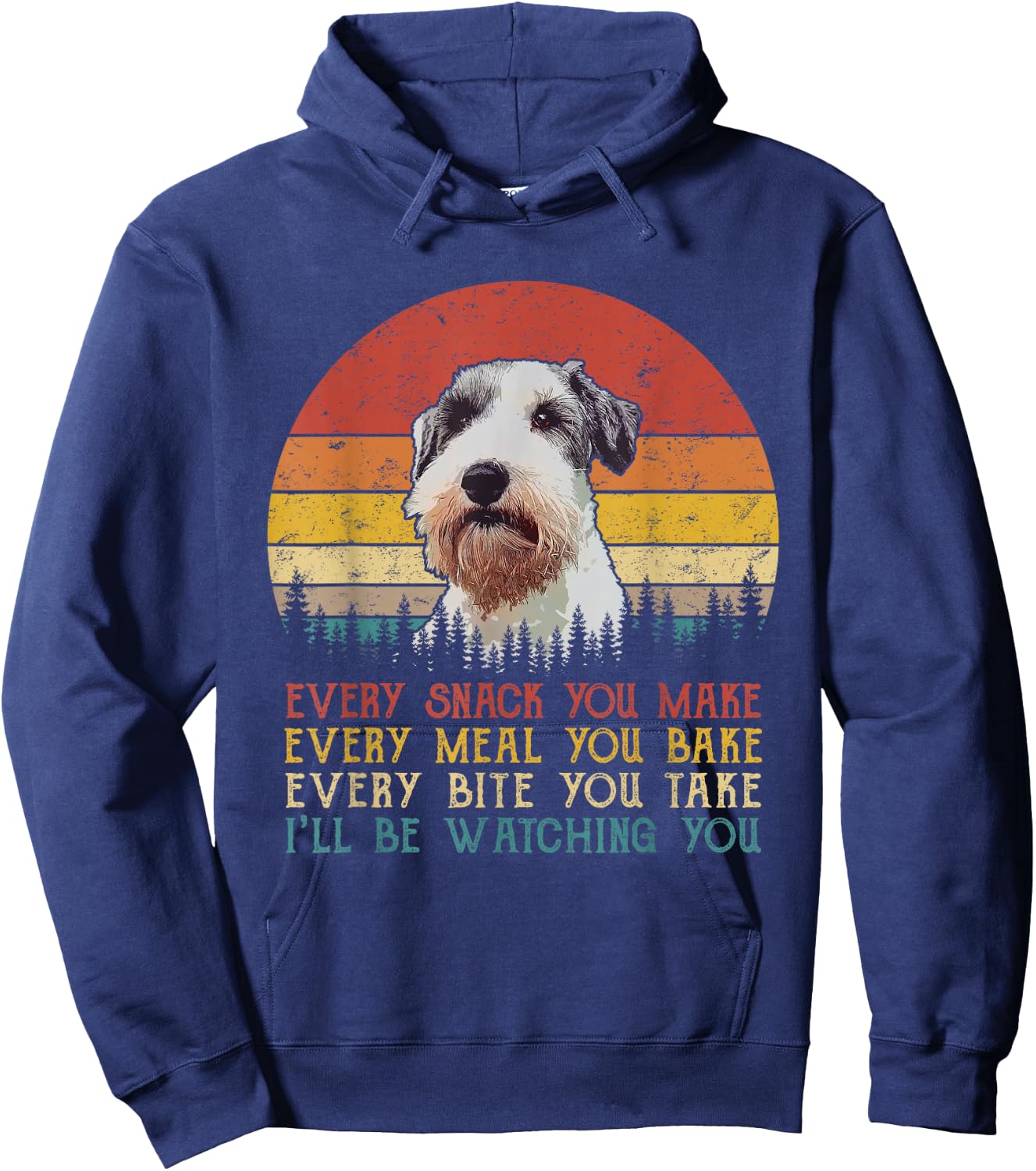 Every Snack You Make Dog Shirt Sealyham Terrier Hoodie - Hoodie | Navy