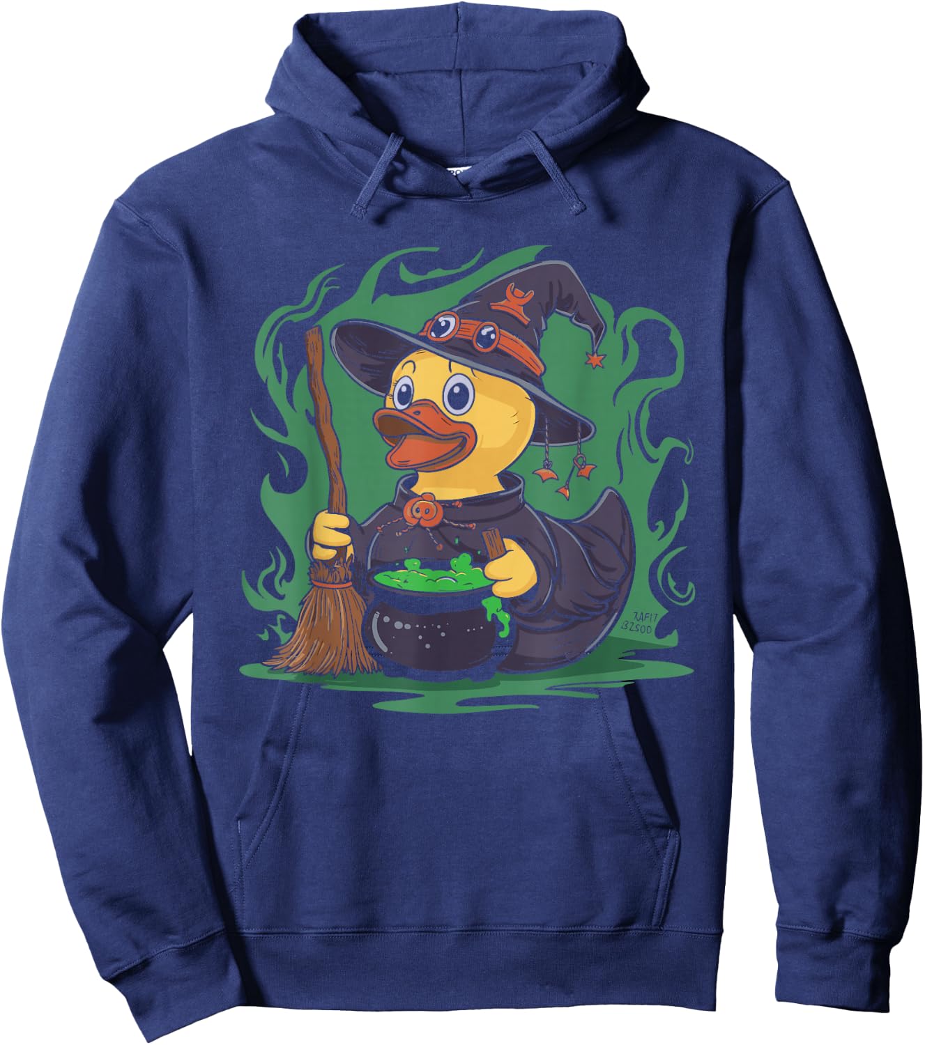Rubber Duck Witch Rubber Duckie Costume Party Hoodie - Hoodie | Navy