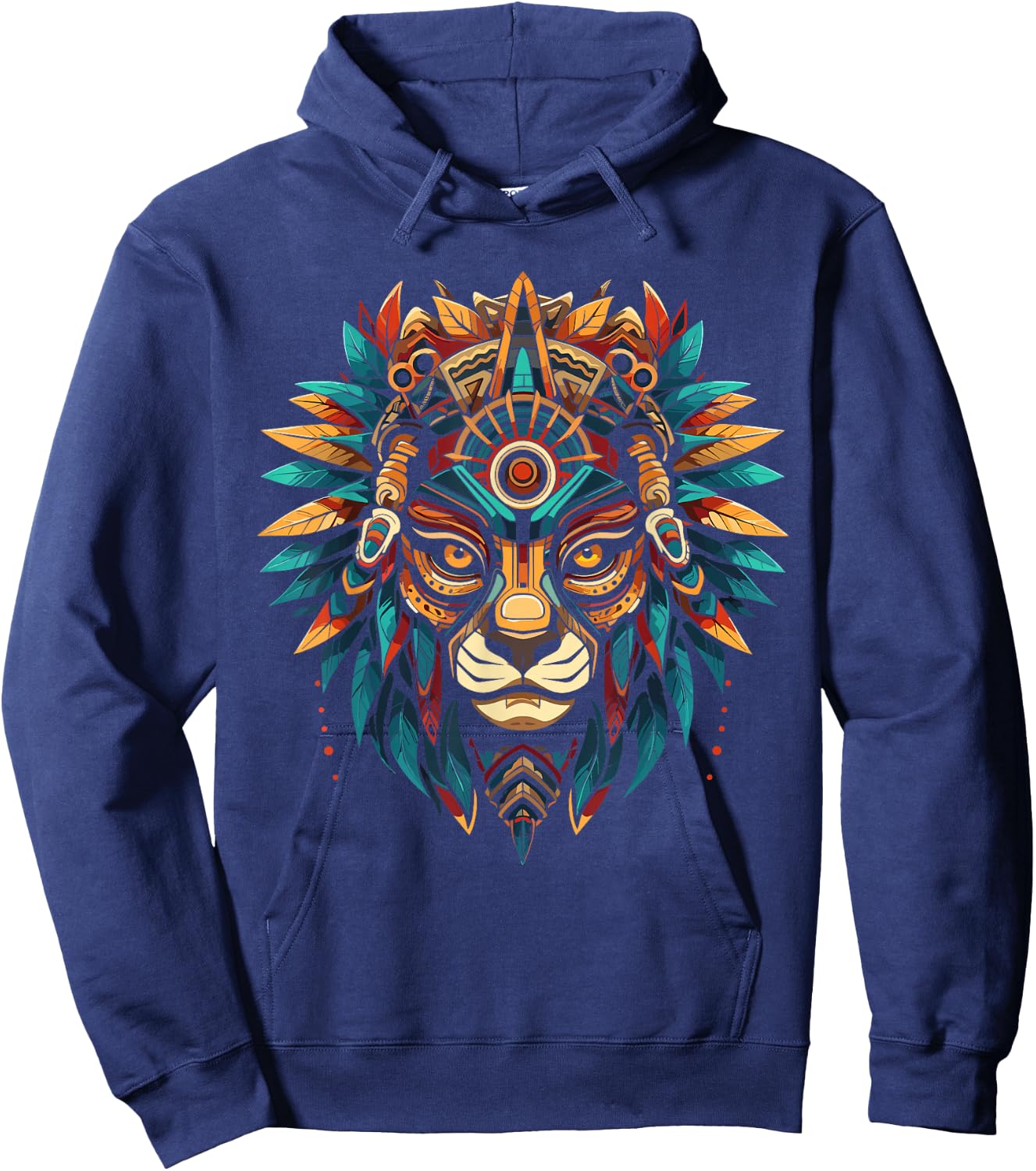 Aztec Jaguar Warrior Aztec Culture Mayan Indigenous Hoodie - Hoodie | Navy