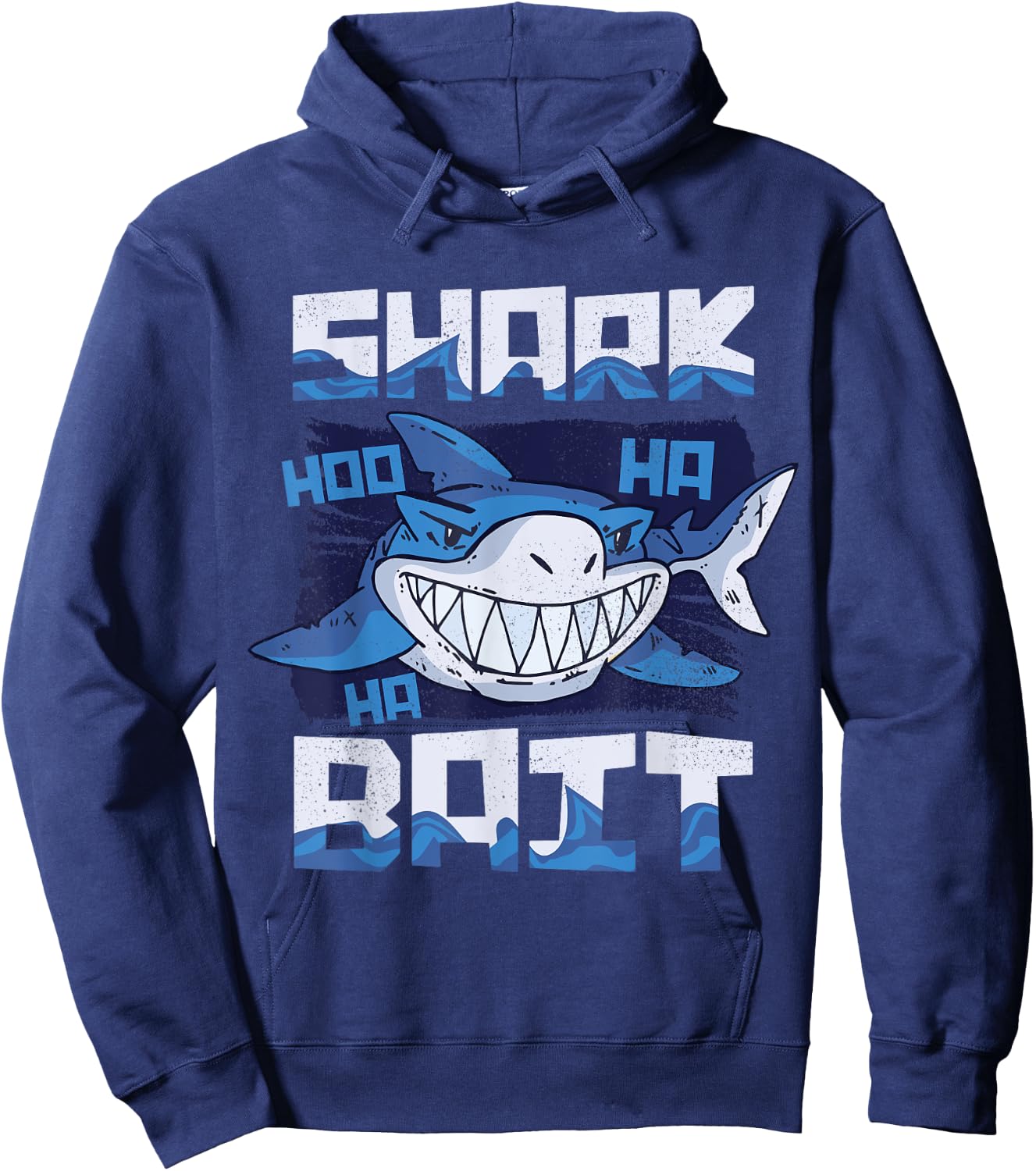 Shark Bait Hoo Ha Ha Funny T Shirt Funny Shark of Week Hoodie - Hoodie | Navy