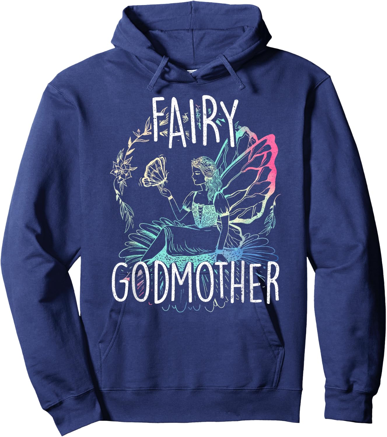 Godmother Magic Fairy Tales Fairy Godmother Godmom Godparents Hoodie - Hoodie | Navy