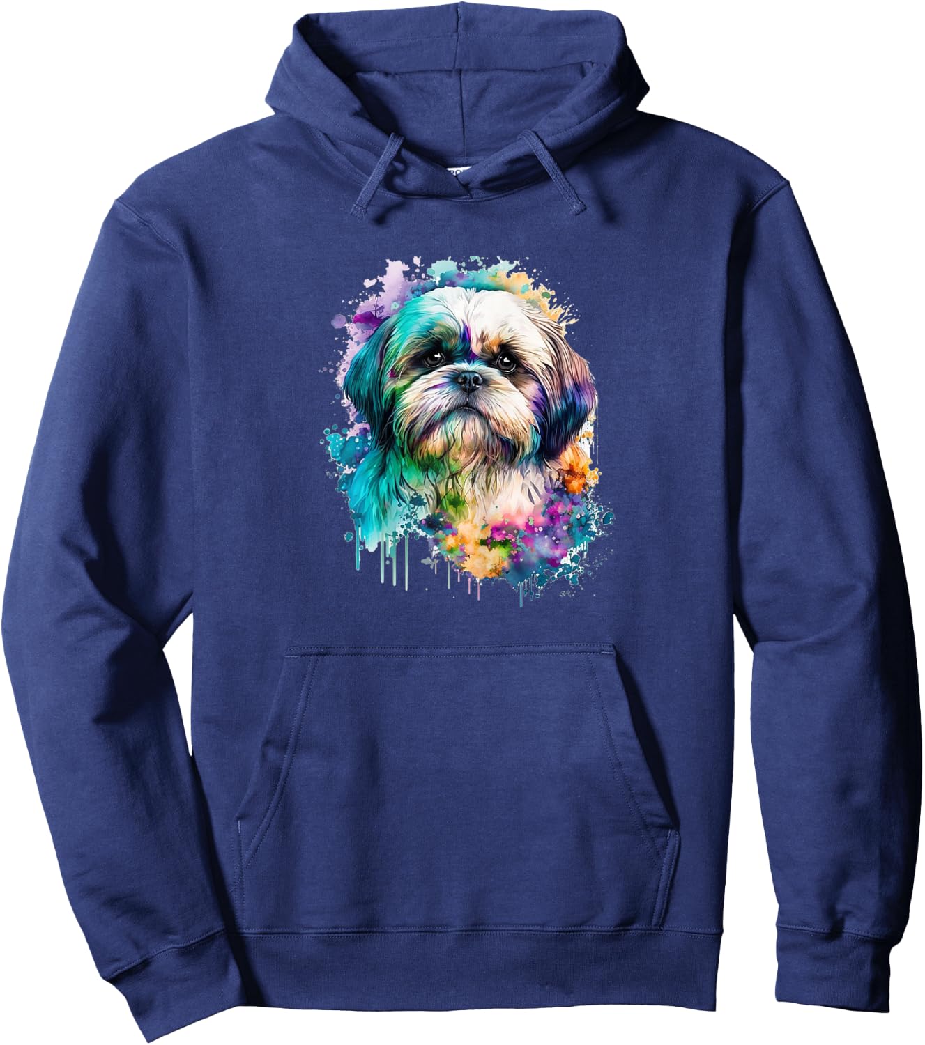 Damen Shih Tzu Mom Shih Tzu Liebhaber Shih Tzu Hundeliebhaber Hoodie - Hoodie | Navy