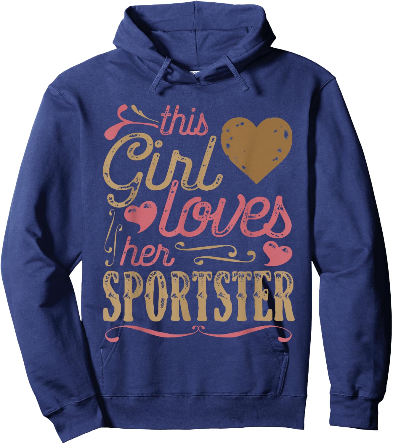 Sportster Shirt Gift Bike Biker Motorcycle Hoodie - Hoodie | Navy
