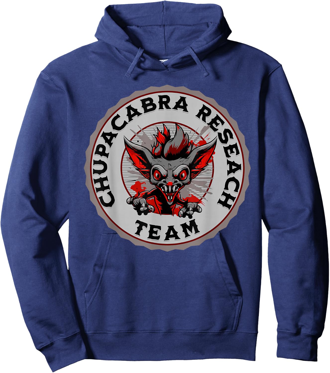 Chupacabra Research Team Hispanic Pride Mythical Cryptid Hoodie - Hoodie | Navy