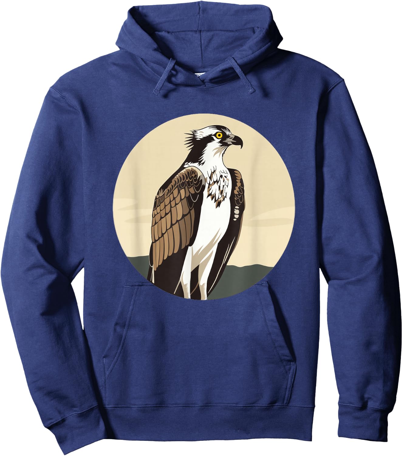 Osprey Bird Round Logo Hoodie - Hoodie | Navy