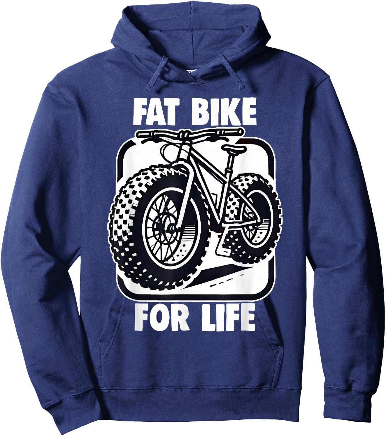 Fatbike Mountainbike Fat Bike For Life Mtb Fatbike Hoodie - Hoodie | Navy