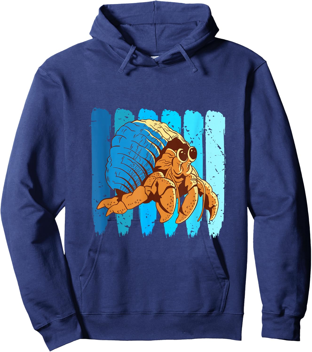 Hermit Crab Sea Animals Retro Crabs Hermit Crab Lover Hoodie - Hoodie | Navy