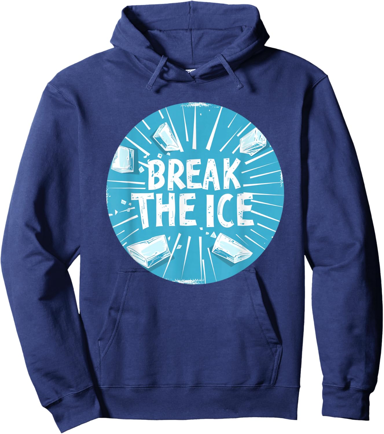 Break the Ice Logo Hoodie - Hoodie | Navy