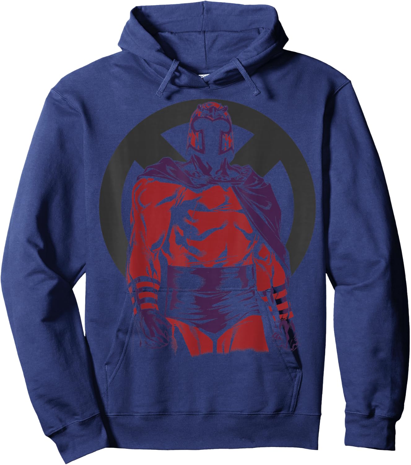 Marvel X-Men Magneto Epic Tonal Silhouetted Graphic Hoodie - Hoodie | Navy
