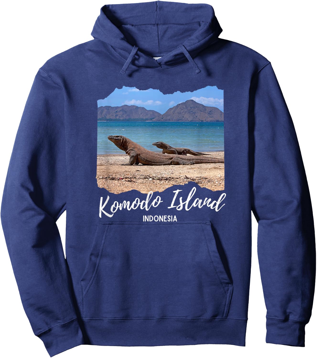 Komodo Island Souvenir / Komodo Island Hoodie - Hoodie | Navy