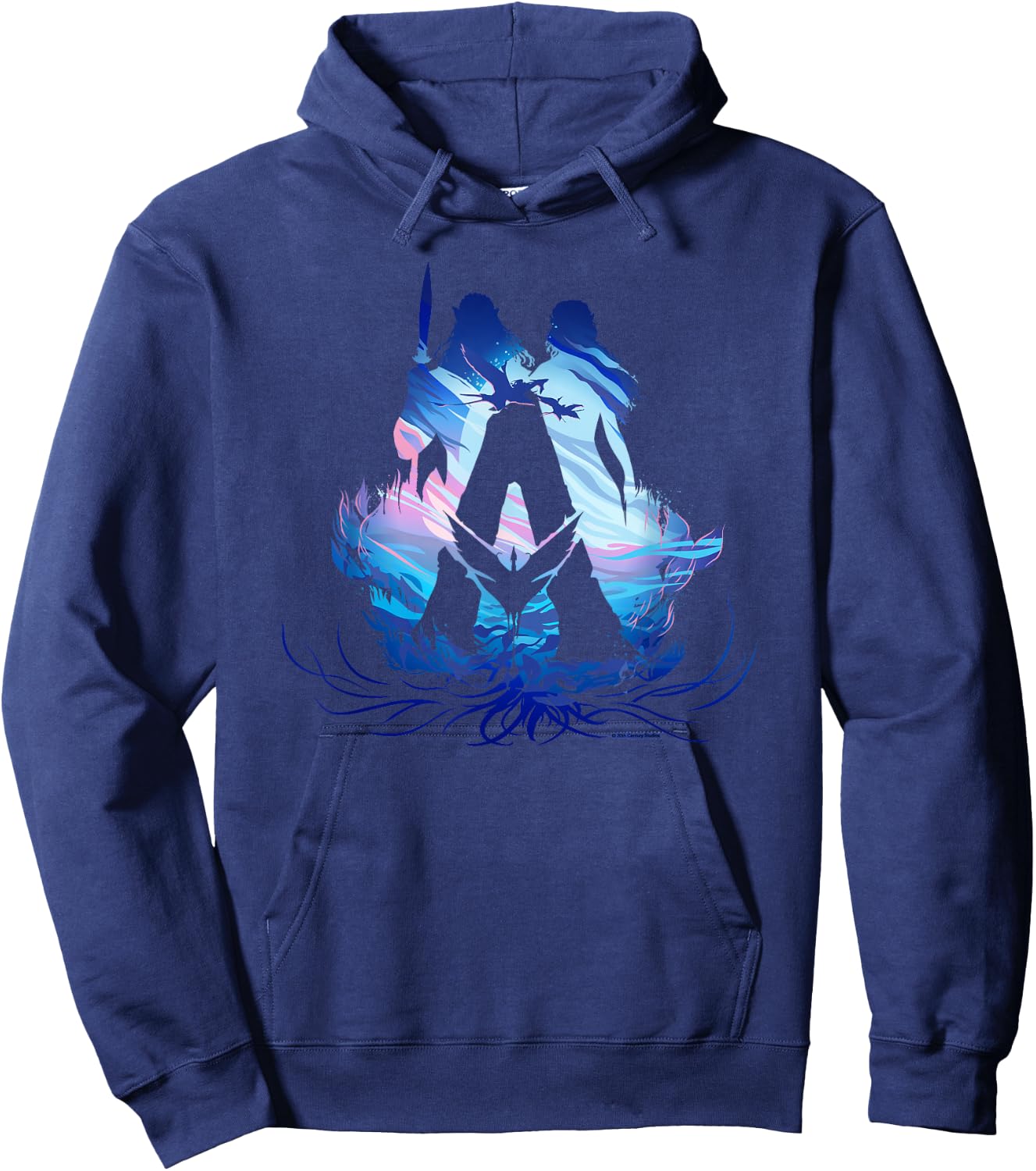 Avatar: The Way of Water Avatar A Logo Banshee Illustrated , black Hoodie - Hoodie | Navy