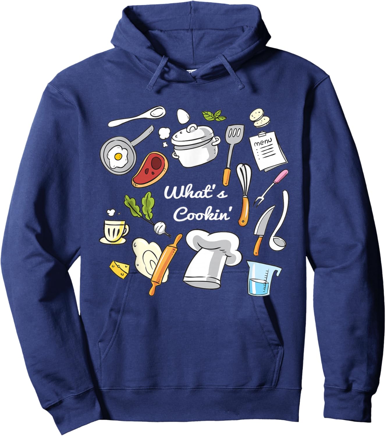 Love Cooking, Baking, Gift T- Shirt, Men, Women, Kids, Drk Hoodie - Hoodie | Navy