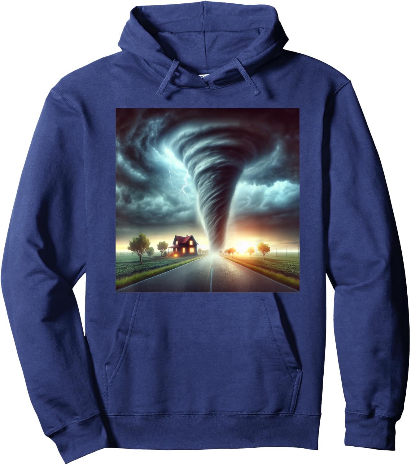 Meteorologist Storm Tornado Hurricane , Black, S Hoodie - Hoodie | Navy