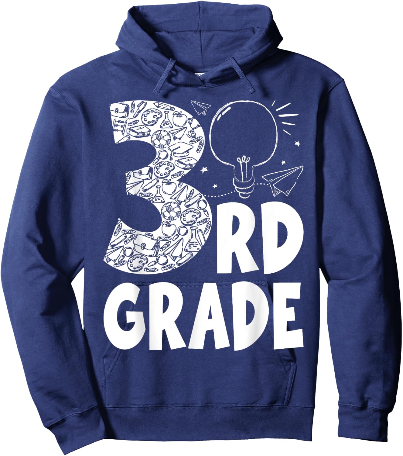 Going To 3rd Grade Teacher Squad and Third Grade Boys Girls Hoodie - Hoodie | Navy