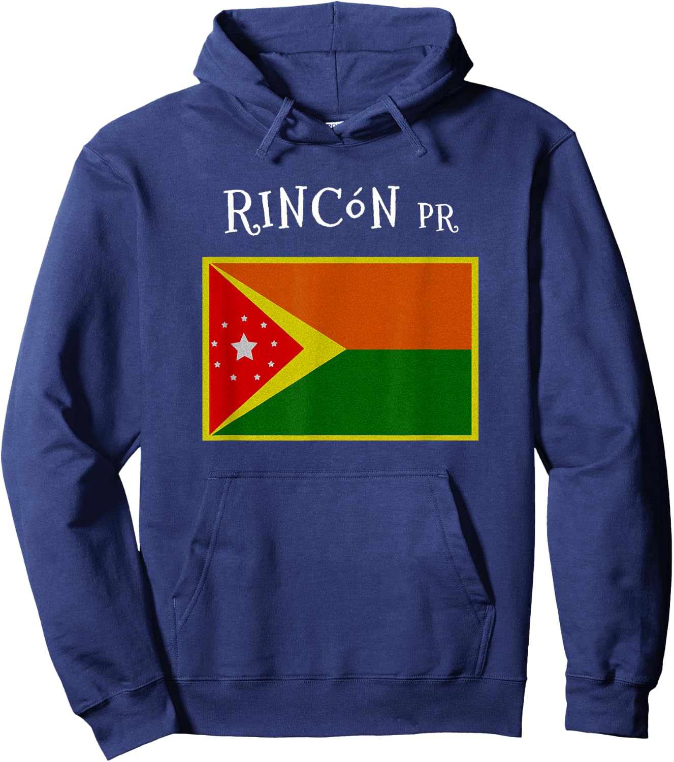 Rincon Puerto Rico Flag Hoodie - Hoodie | Navy