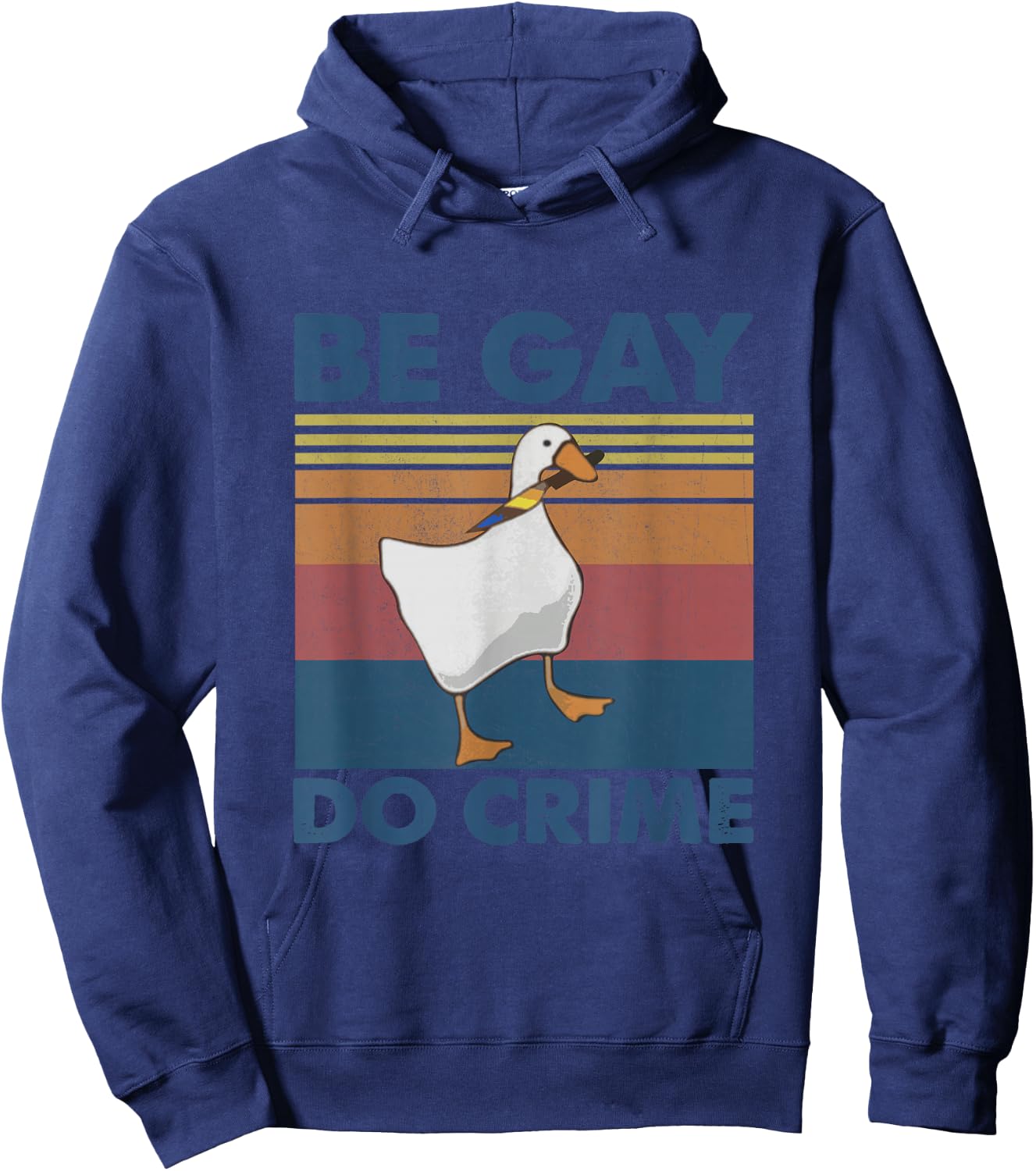 Be Gay Do Crime, Queer Pride Lesben LGBT LGBTQ, lustiges Geschenk Hoodie - Hoodie | Navy