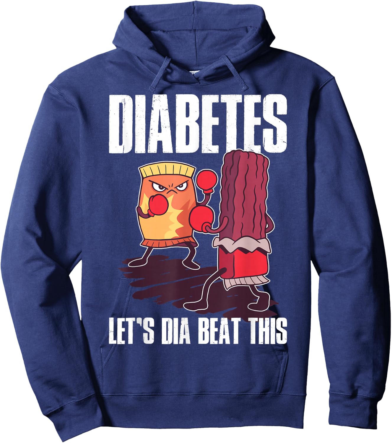 Diabetes Lets Dia Beat This Diabetic Hoodie - Hoodie | Navy